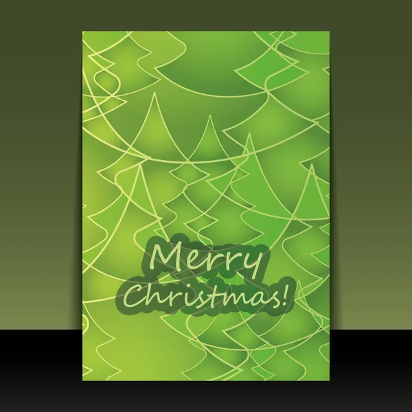 Christmas Flyer or Cover Design — Stock Vector