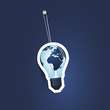 Bulb icon concept clipart