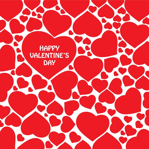 Valentine's Day Card or Background — Stock Vector