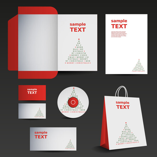 Stationery template design - business set