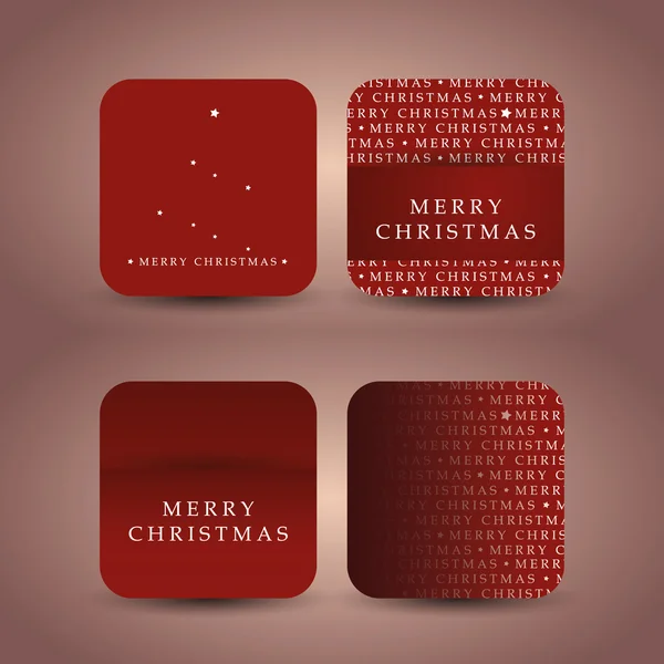 Volantino di Natale o design di copertina — Vettoriale Stock
