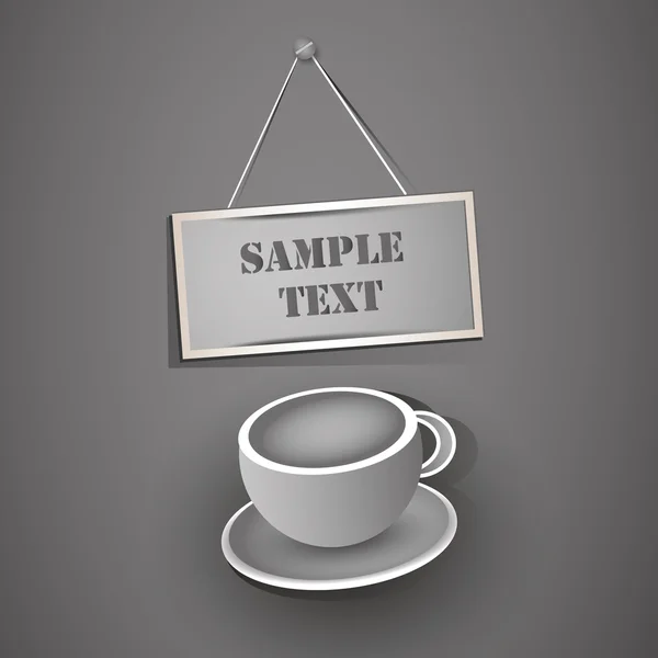 Coffee Cup Concept — Stock Vector