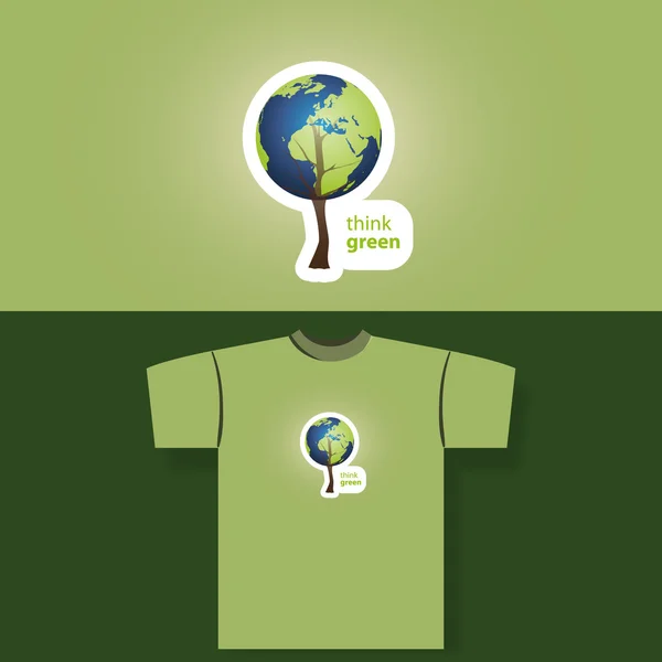 T-shirt imprimé — Image vectorielle