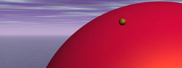 Güneş ve Venüs — Stok fotoğraf