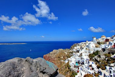 Oia, Greece, landscape clipart