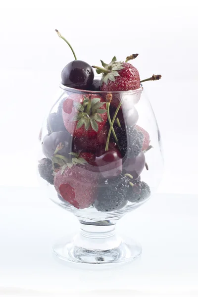 stock image Berries in a glass