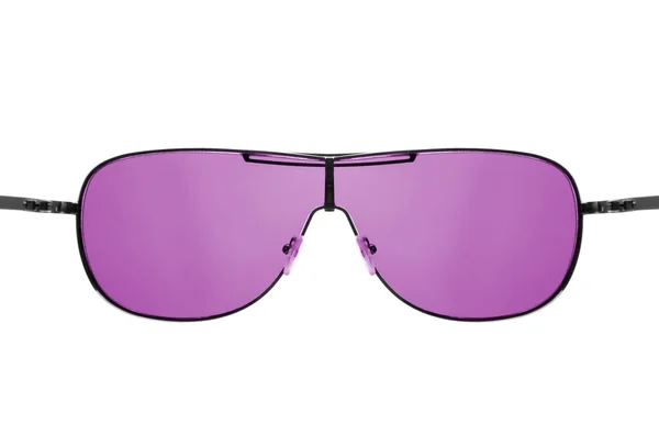 Guarda attraverso occhiali da sole rosa — Foto Stock
