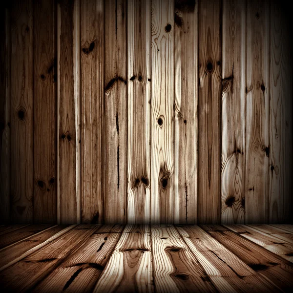 木造の部屋 — ストック写真