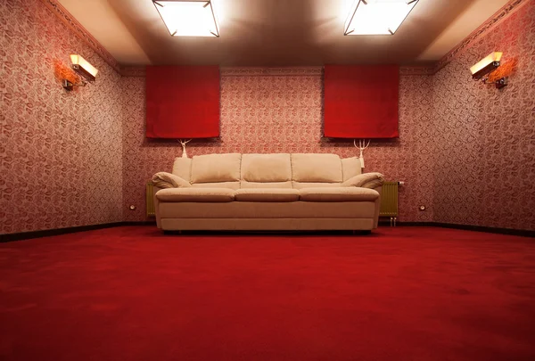 Vörös vintage szoba — Stock Fotó