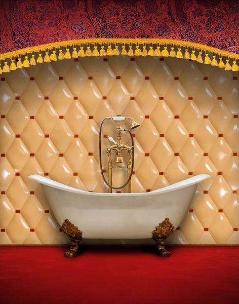 Vintage Kylpyhuone — kuvapankkivalokuva