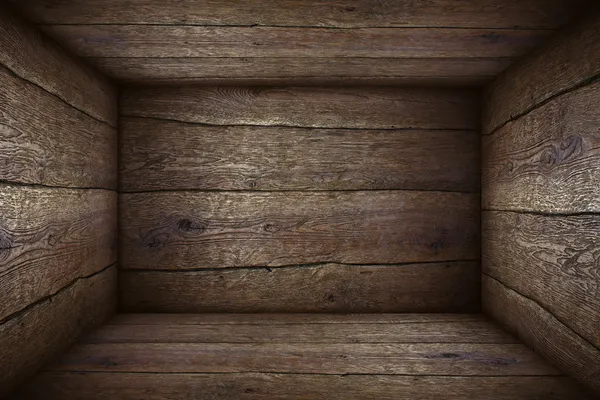 Vecchia scatola di legno — Foto Stock