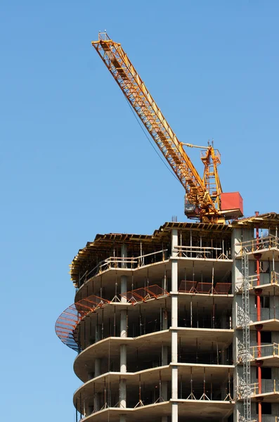 Construction of modern building — Stock Photo, Image