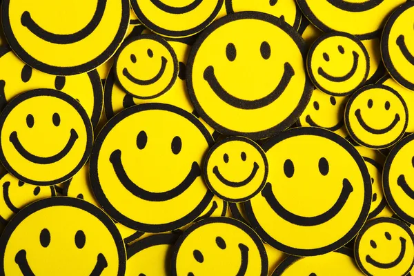 Yellow smileys — Stock Photo, Image