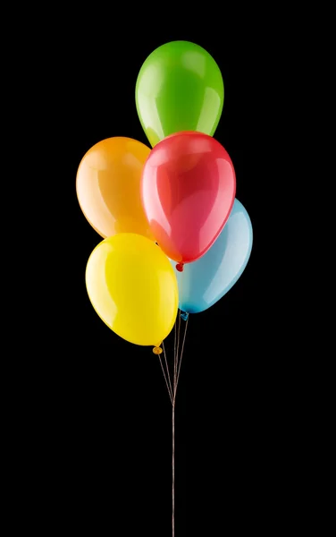 En gjeng fargerike ballonger. – stockfoto