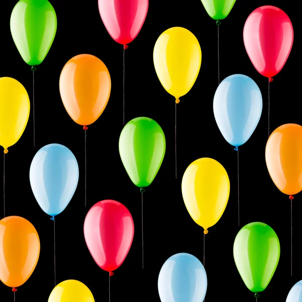 Fargerike ballonger bakgrunn – stockfoto