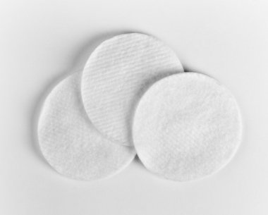Hygienic cotton disks clipart