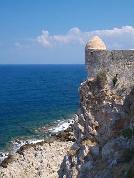 Замок Fortezza і море — стокове фото