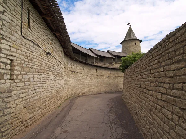 Стены старого замка — стоковое фото