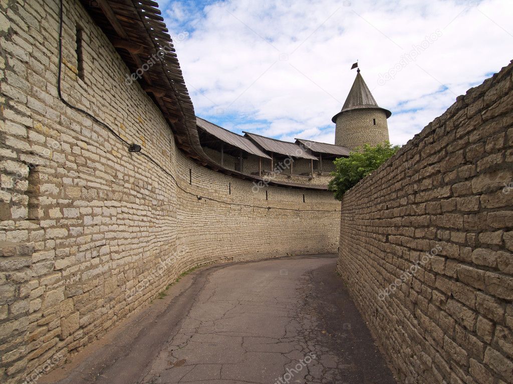 Walls of old castle