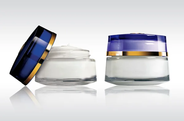 Cosmetica - lege crème verpakking — Stockfoto