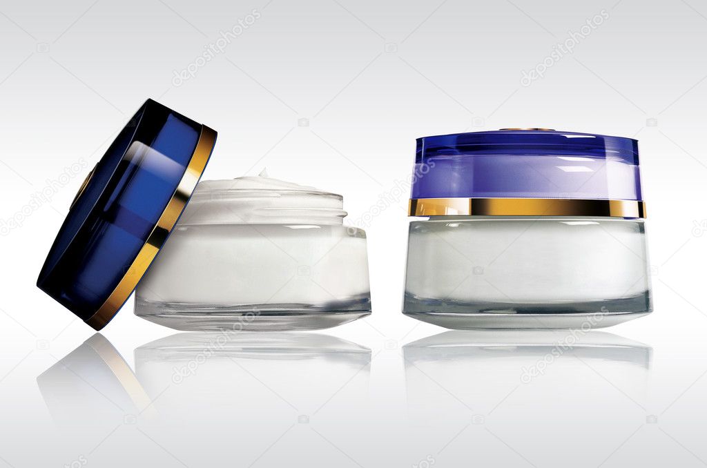 Cosmetics - blank cream packaging