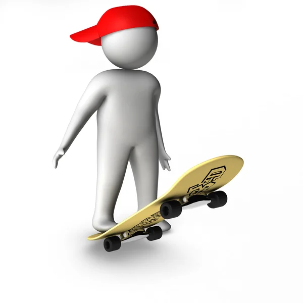 Skateboarder 3D — Photo