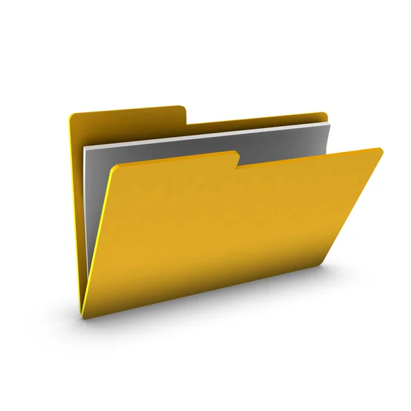 3d folder — Stock Photo, Image