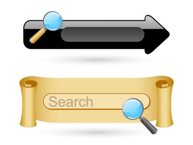 Searching icons clipart