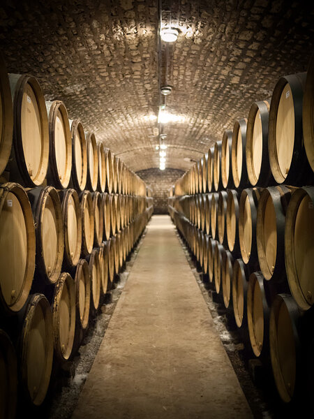 Wine barrels