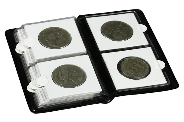 Набір радянський російський монети — стокове фото
