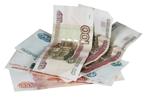 Money Russian ruble — Stock Photo, Image