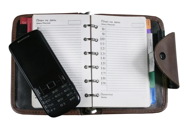 Telefon komórkowy i notebooków — Zdjęcie stockowe