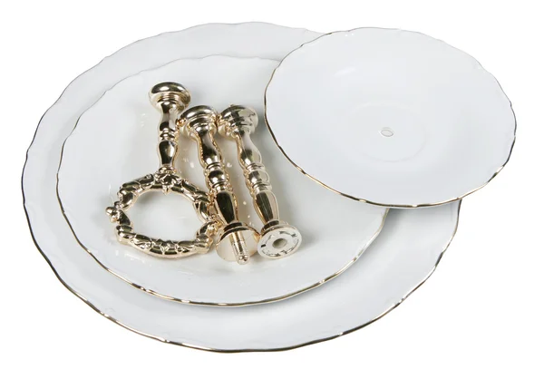 Porcelain plates — Stock Photo, Image