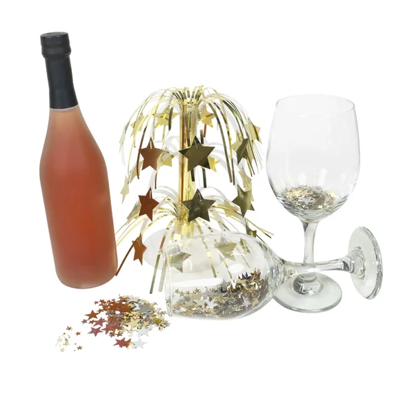 Şarap ile geçişli yıldız — Stok fotoğraf