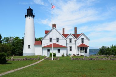 Point Iroquois Lighthouse clipart