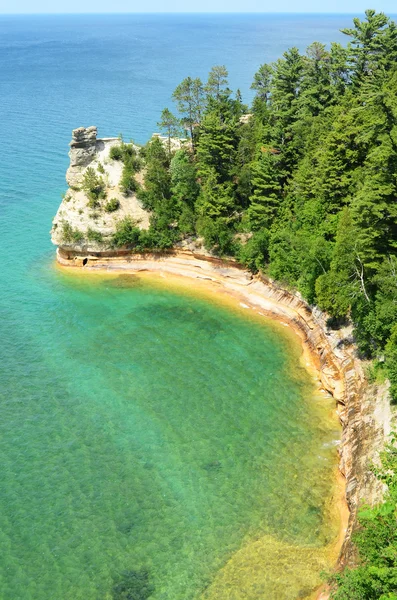 Miners Castle at Pictured Rocks National Lakeshore — Stock Photo, Image