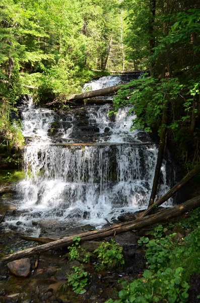 stock image Wagner Falls near Munising Michigan