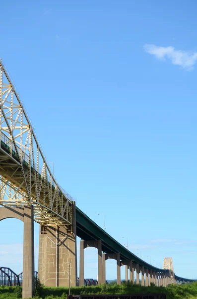 Sauer Ste. Международный мост Марии — стоковое фото