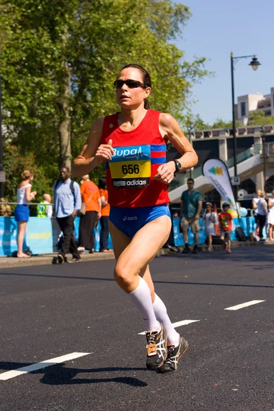 Unidentified run the London bupa 10K on May 27th 2012 in London — Stock Photo, Image