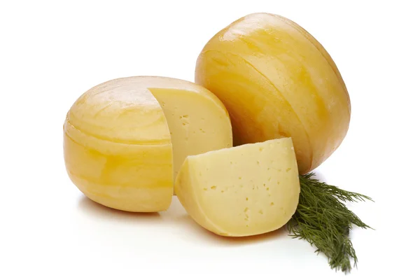 Cheese wheels — Stock Photo, Image