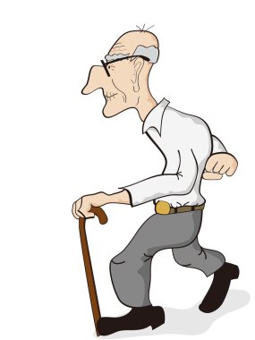 Old man clipart