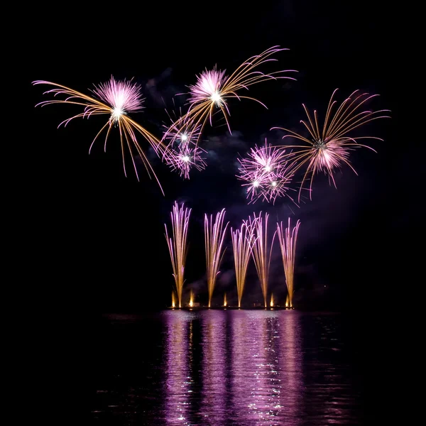 Spectacol de artificii — Fotografie, imagine de stoc
