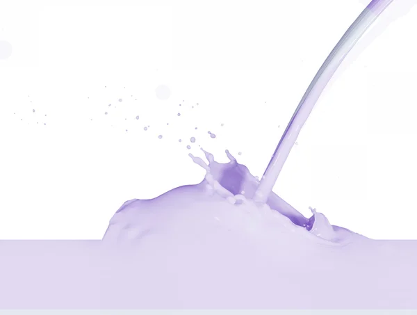 Süt sıçramasına — Stok fotoğraf