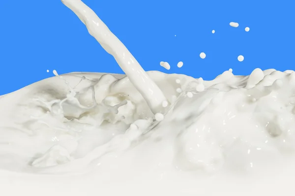 दूध स्प्लैश — स्टॉक फ़ोटो, इमेज