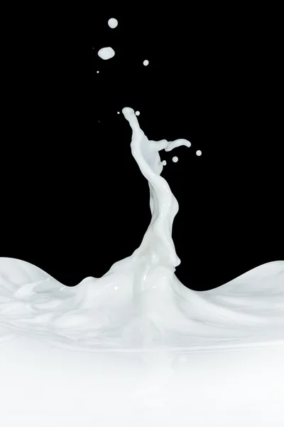 Splash de leite — Fotografia de Stock