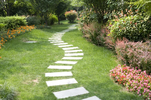 stock image Park Stone walkway