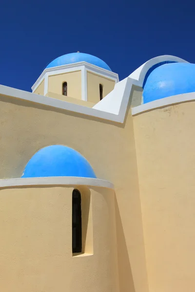 Греческая церковь, Ия, Санторини, Греция — стоковое фото