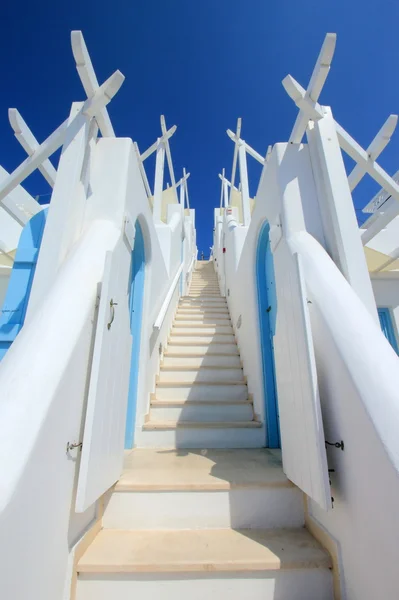 希腊圣托里尼岛，楼梯 — 图库照片