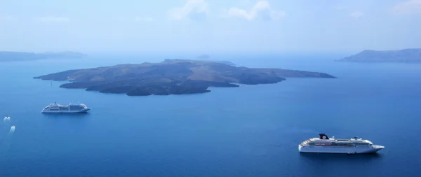 サントリーニ島火山, キクラデス諸島, ギリシャ — ストック写真