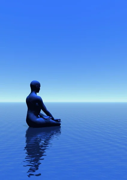 Meditation och tomhet — Stockfoto